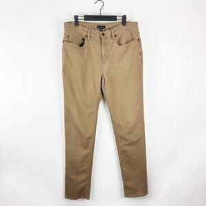 Banana Republic 5-Pocket Men's Tan Slim Fit Straight Leg Stretch Pants 34x32